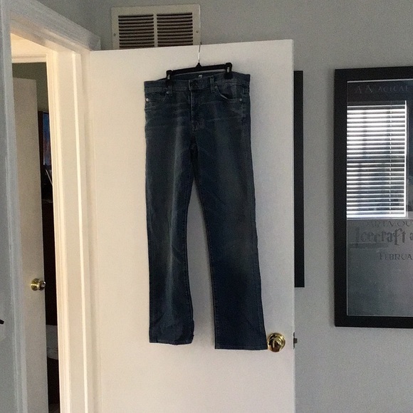 7 For All Mankind Men’s Straight Leg Jeans - Picture 10 of 10